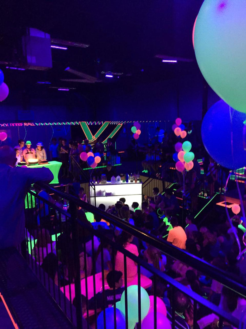 Jump N Glow Nights Bounce Trampoline Sports