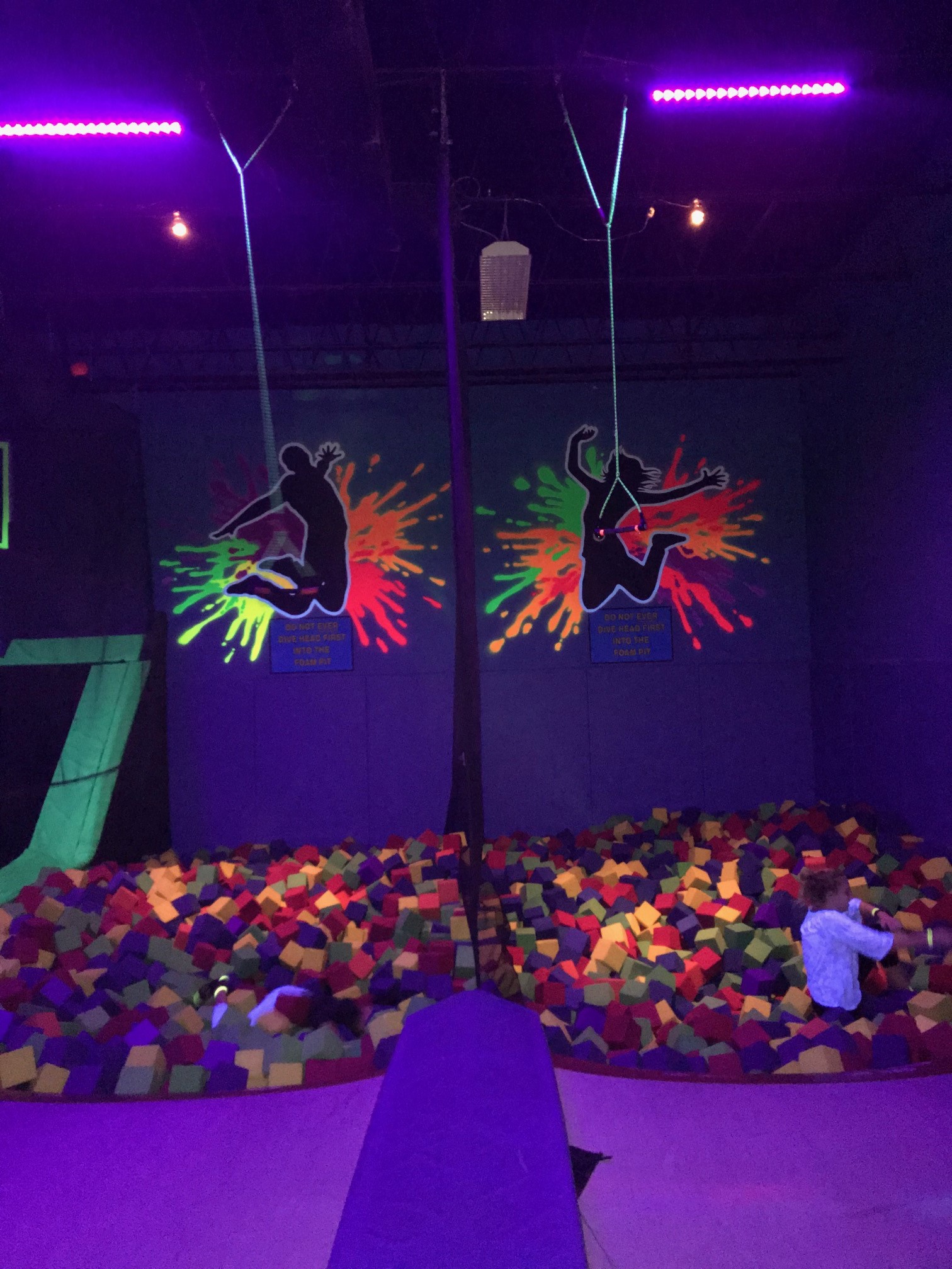 Jump N Glow Bounce Trampoline Sports